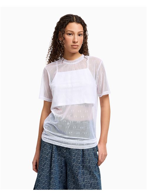 t-shirt woman white ARMANI EXCHANGE | XW000533AF13192/F0027